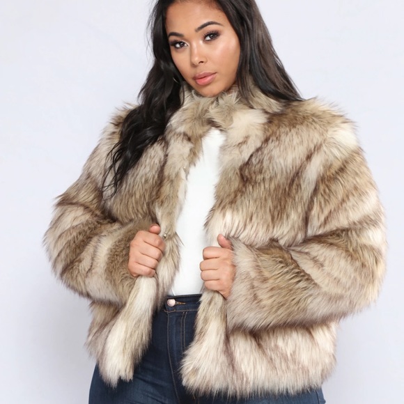 Faux Fur jacket... Chic natural - Picture 4 of 4